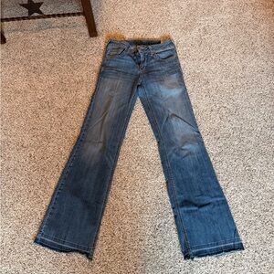 Ariat Women's Flare Jeans in Classic Blue